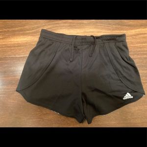 Girls Black Adidas Shorts - size M